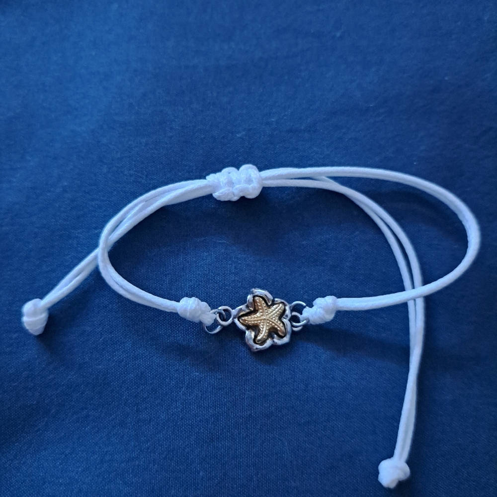 White Starfish Bracelet